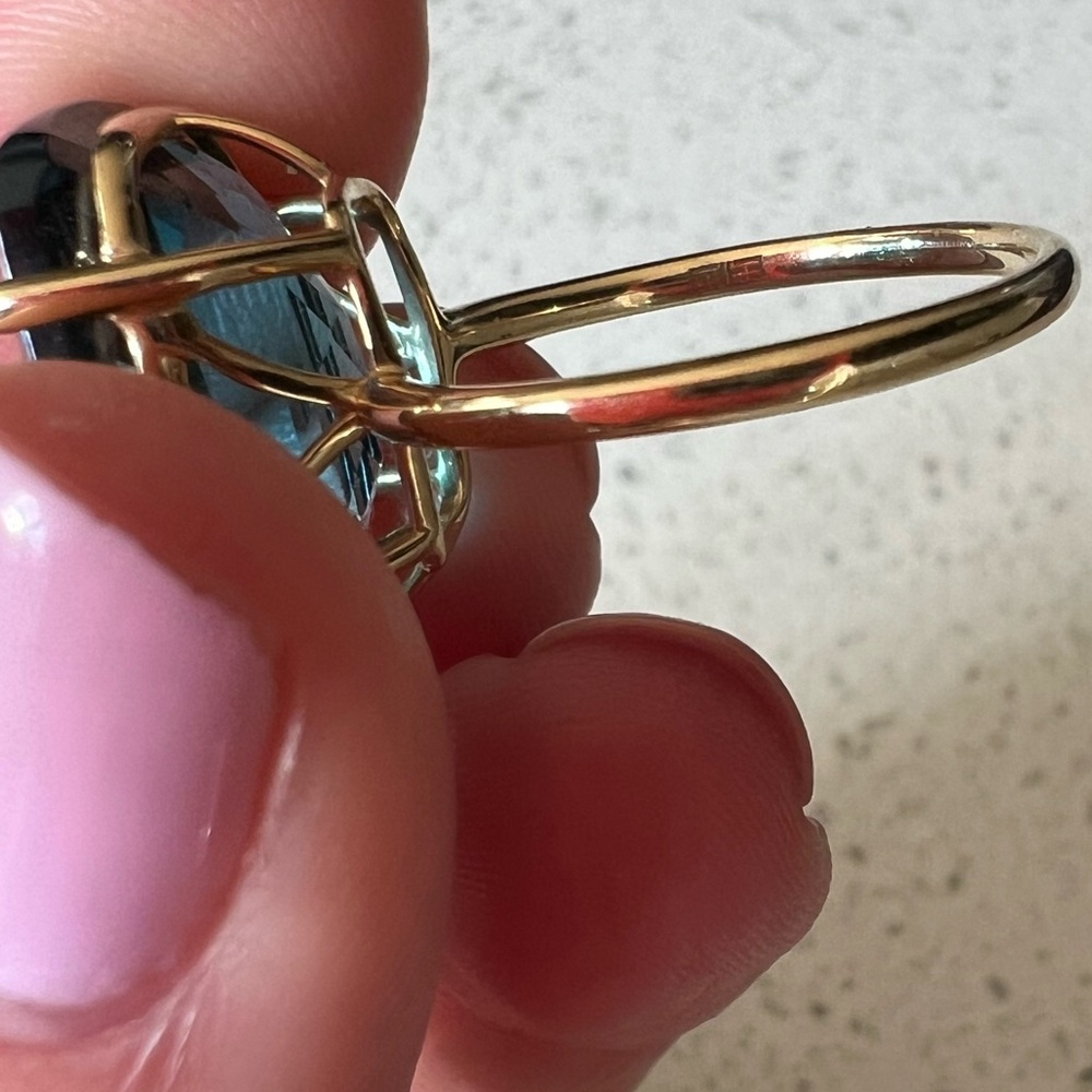 EFFY BLUE TOPAZ RING - Picture 8 of 10